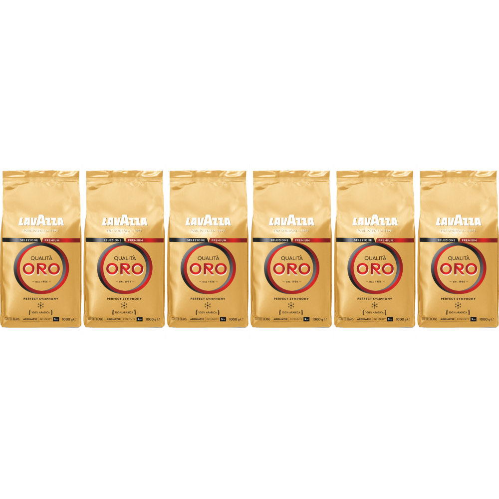Lavazza Qualità Oro - Koffiebonen - 6 x 1 kilo