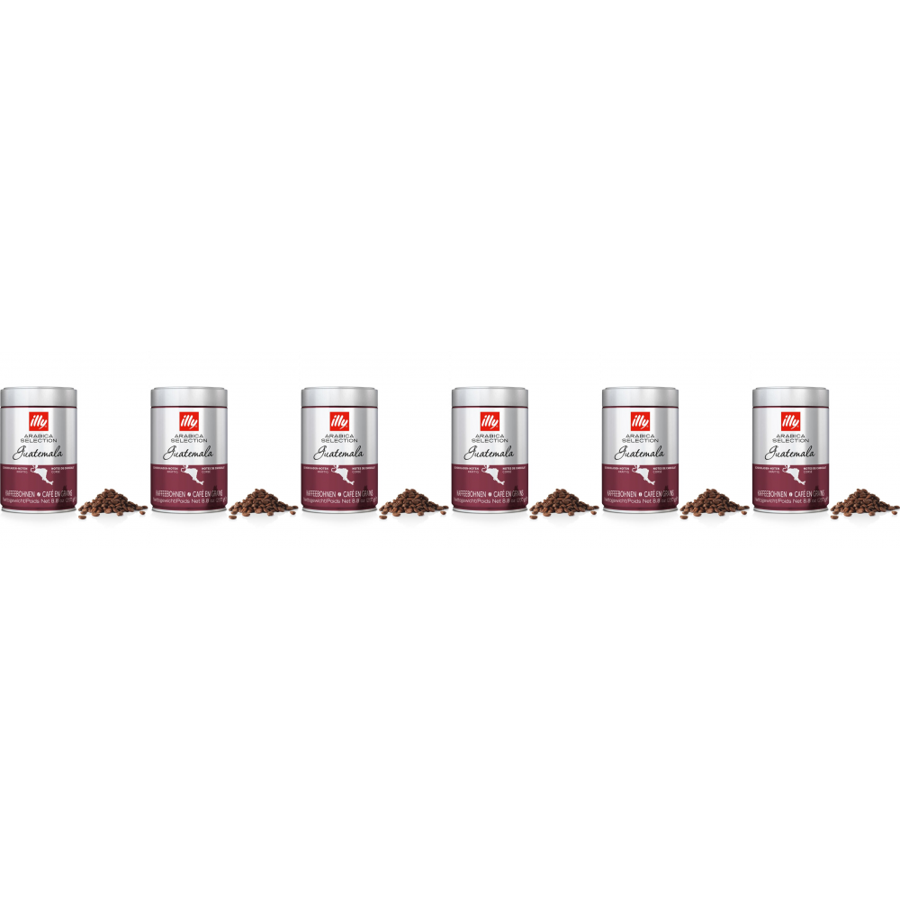 illy Arabica Selection Guatemala - koffiebonen - 6 x 250 gram