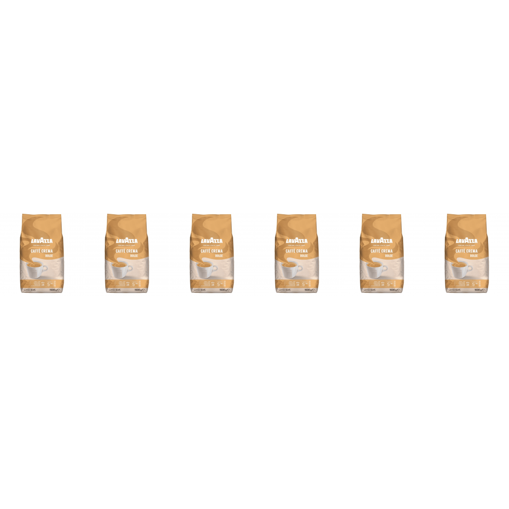 Lavazza Caffè Crema Dolce - koffiebonen - 6 x 1 kilo