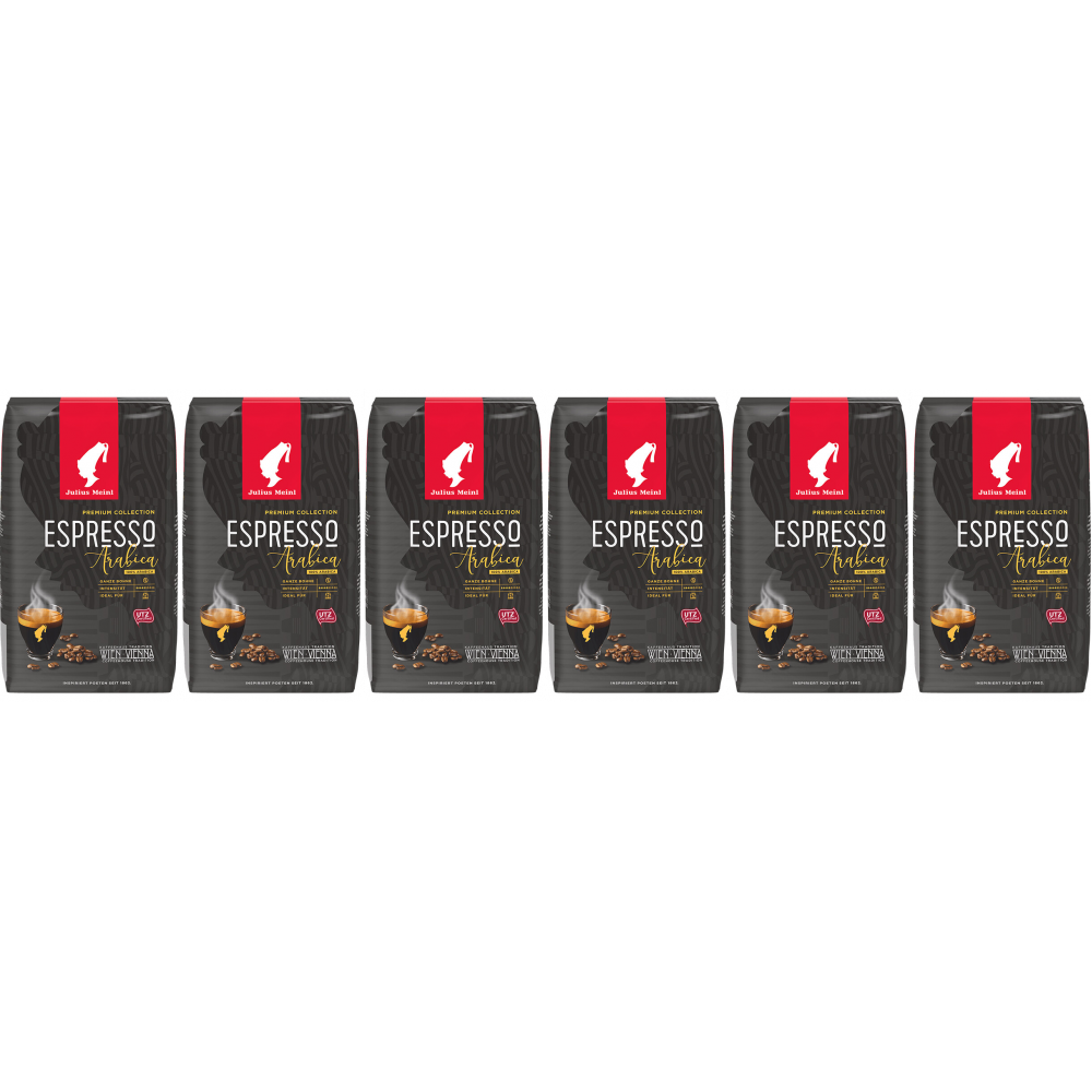 Julius Meinl Espresso Premium Collection - koffiebonen - 6 x 1 kilo