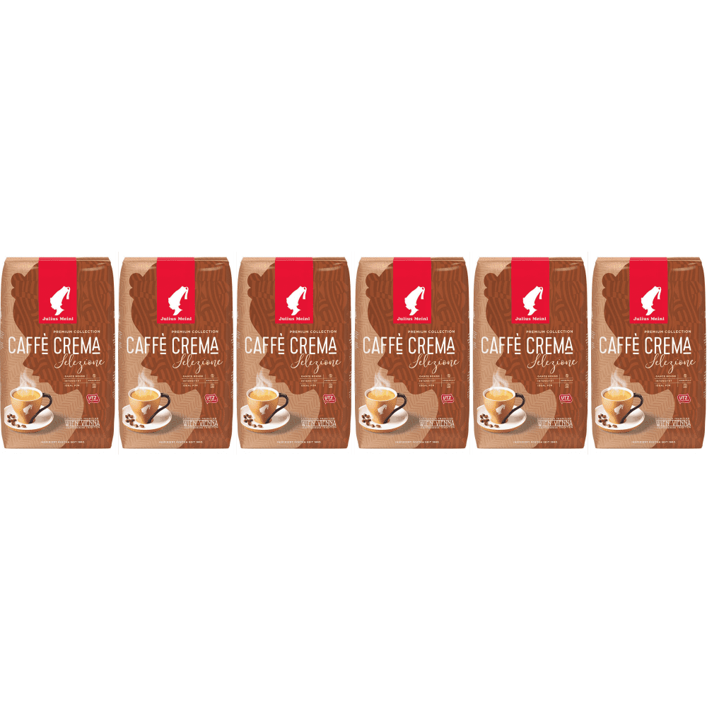 Julius Meinl Caffè Crema Premium Collection - koffiebonen - 6 x 1 kilo