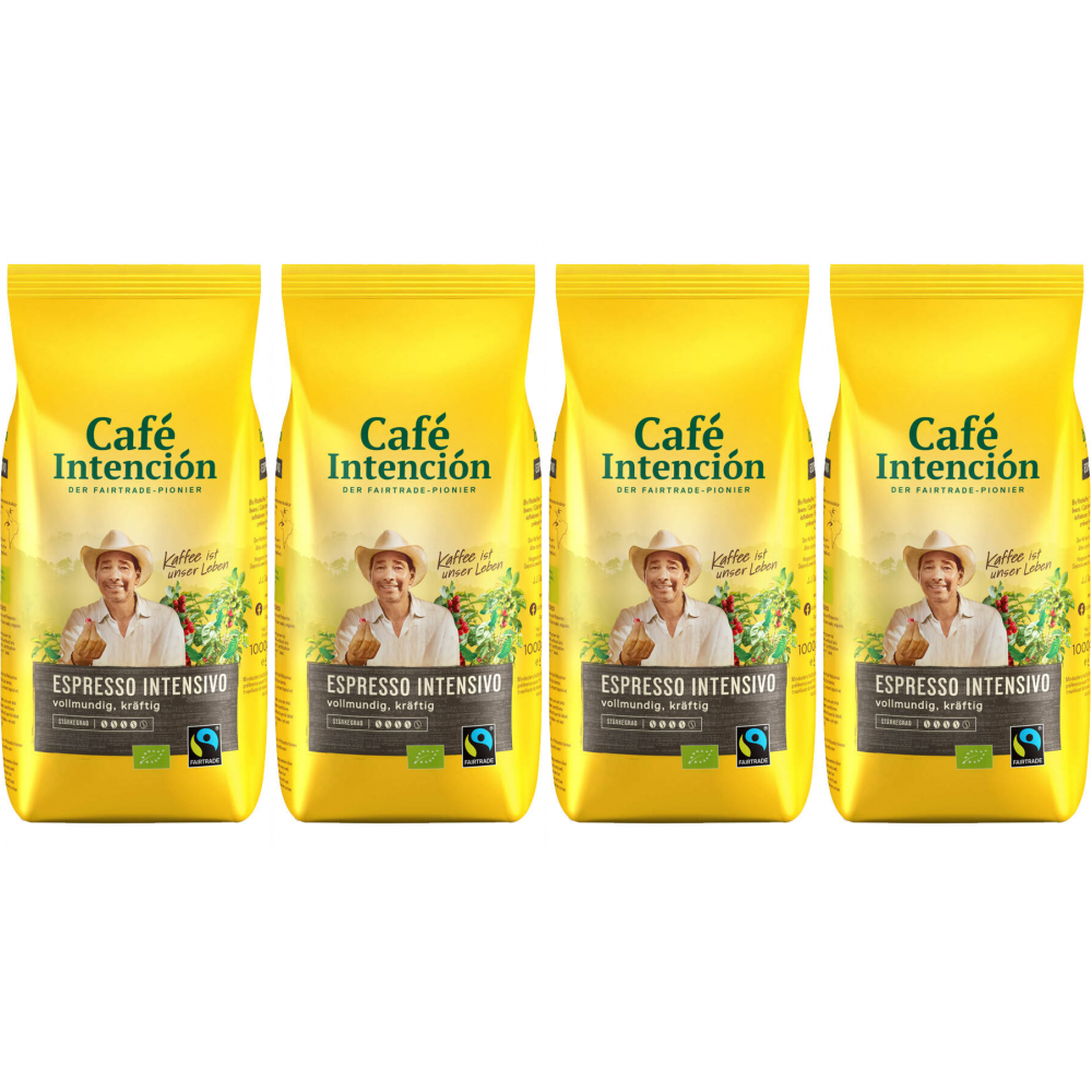 Café Intención Intensivo - koffiebonen - 4 x 1 kilo
