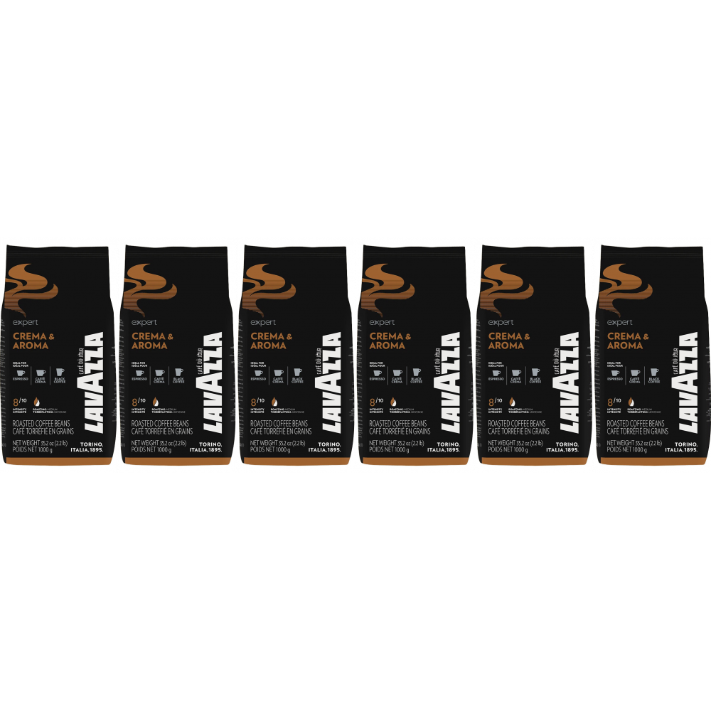 Lavazza Expert Crema & Aroma - koffiebonen - 6 x 1 kilo