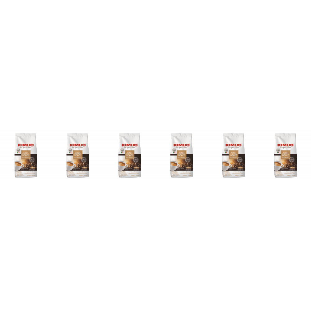 Kimbo Dolce Crema - koffiebonen - 6 x 1 kilo