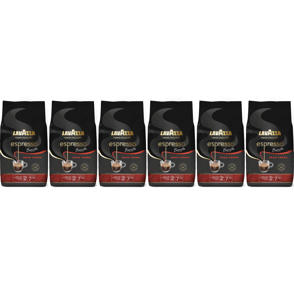 Lavazza Espresso Barista Gran Crema - koffiebonen - 6 x 1 kilo