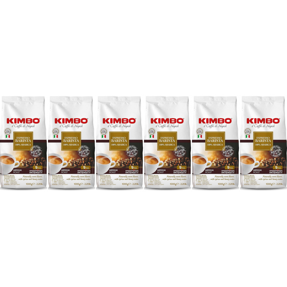 Kimbo Espresso Barista 100% arabica - koffiebonen - 6 x 1 kilo