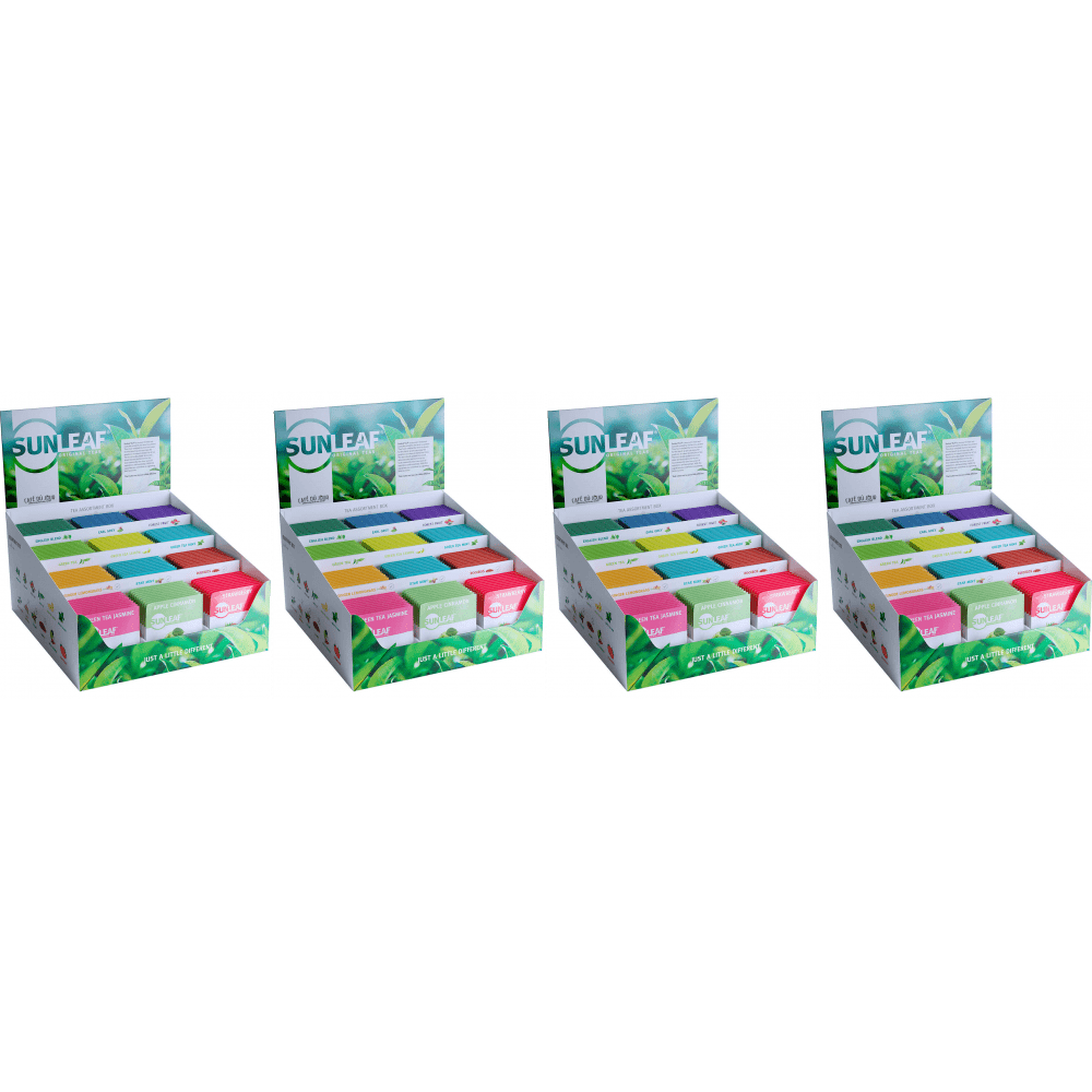 Assortiment display - Sunleaf - 4 x 12 x 10 theezakjes