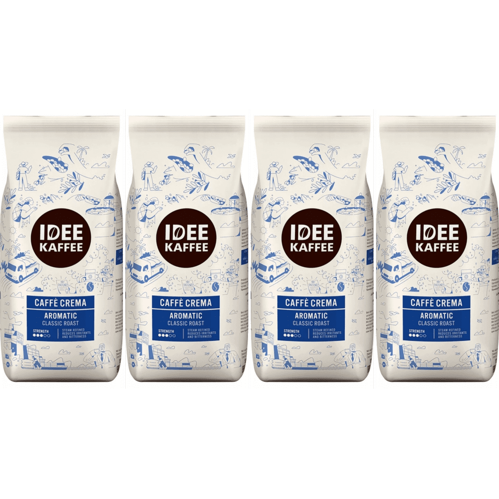 Idee Kaffee Caffè Crema Aromatic - koffiebonen - 4 x 1 kilo