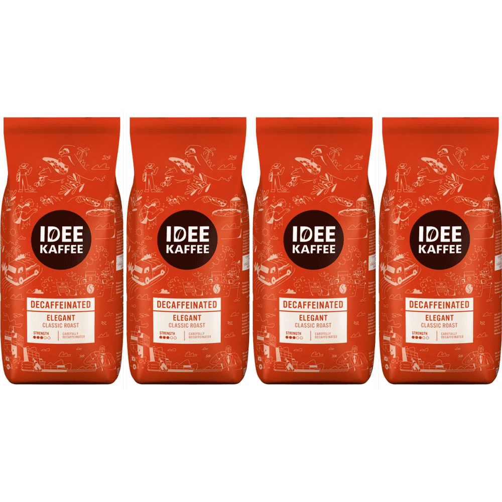 IDEE Kaffee Elegant Decaffeinated - koffiebonen - 4 x 1 kilo