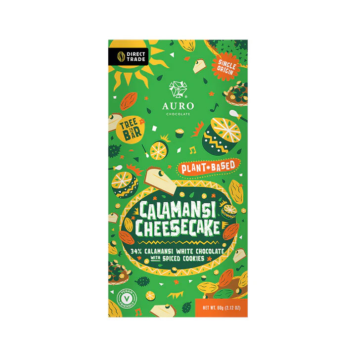 Auro - Calamansi Cheesecake - 34% plantaardige witte chocolade
