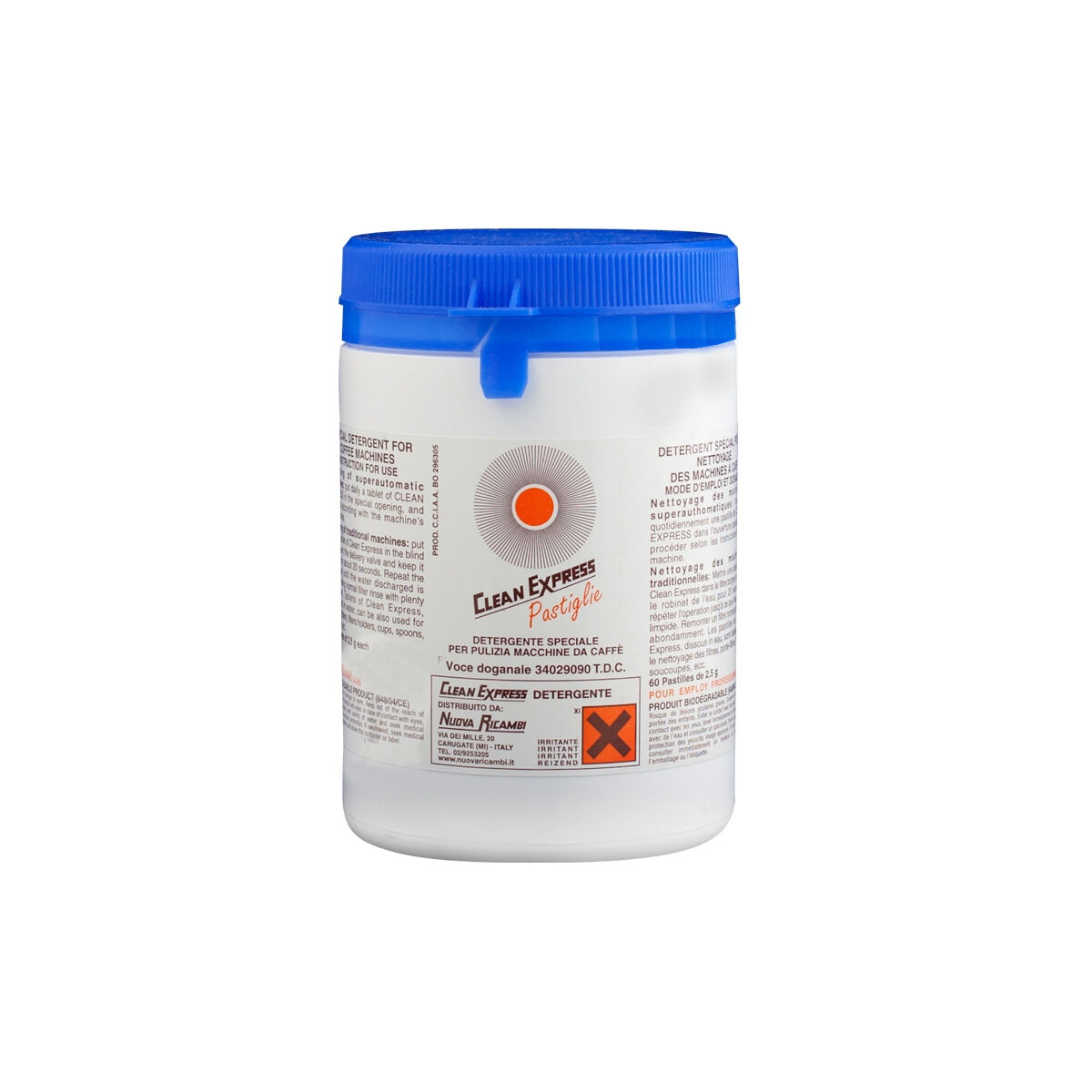Reinigingstabletten koffiezetapparaat Clean Express 2,5 gram x 60 stuks reinigingstabletten voor alle koffieapparaten