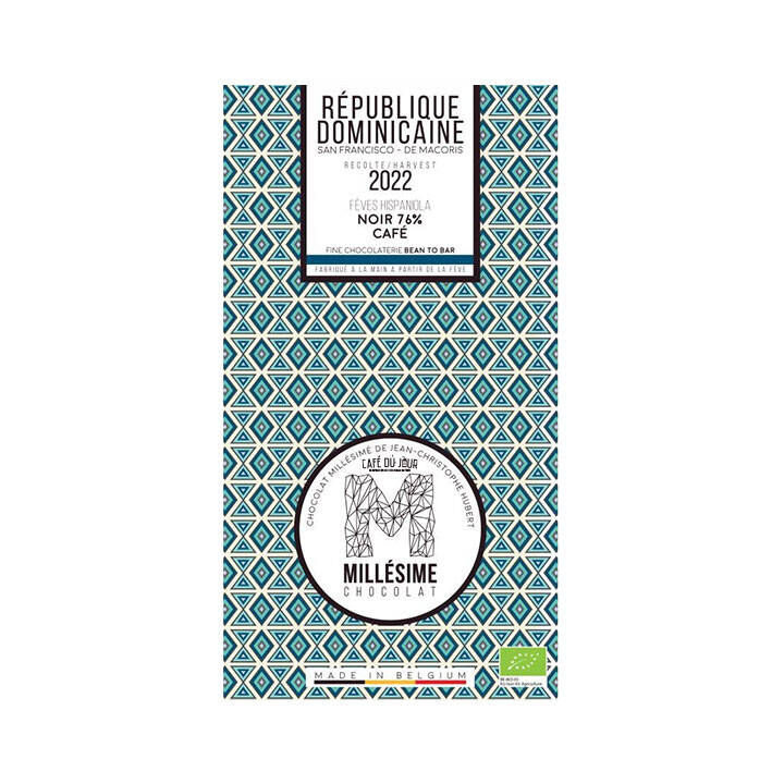 Millésime - Dominicaanse Republiek - 76% pure chocolade (Biologisch)