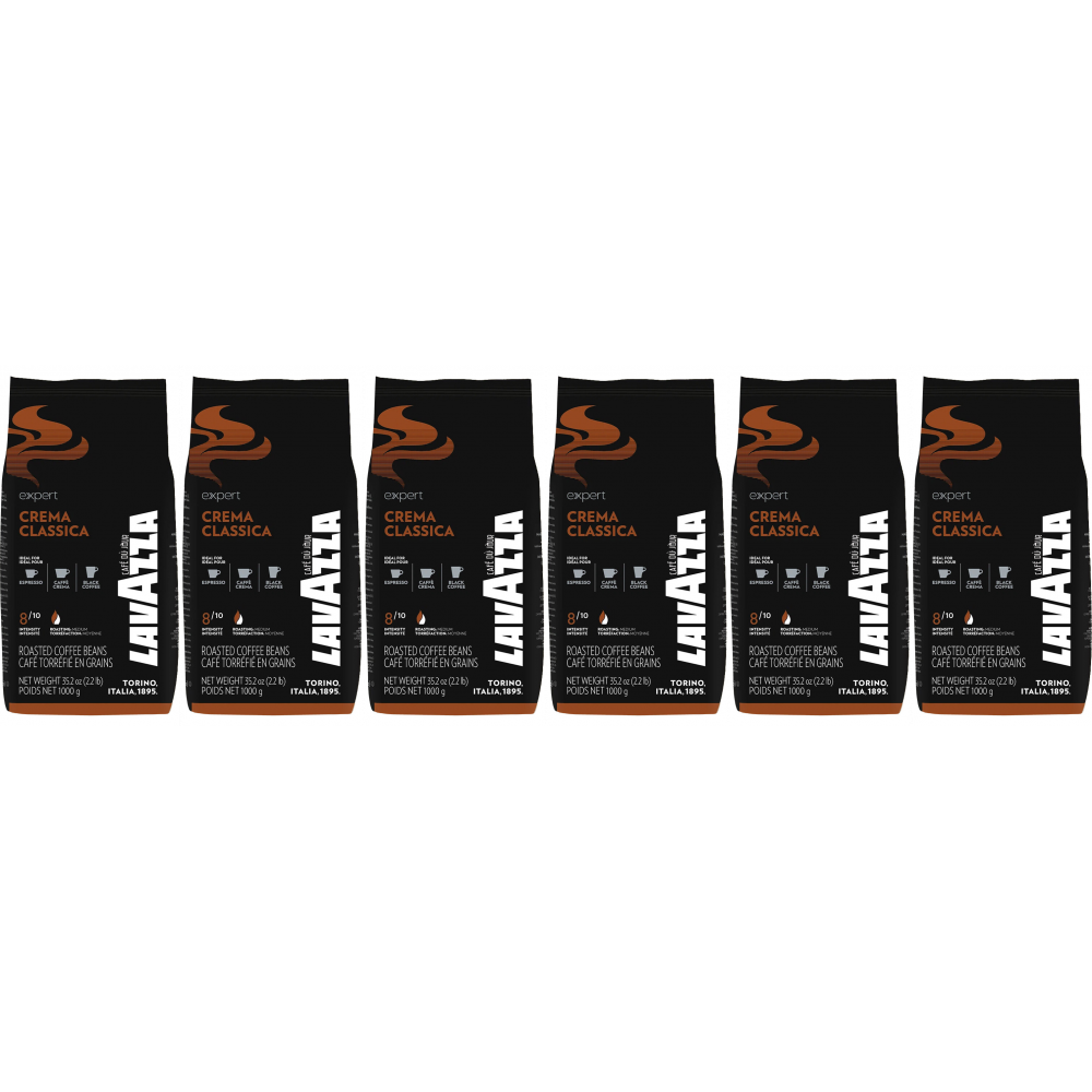 Lavazza Expert Crema Classica - koffiebonen - 6 x 1 kilo