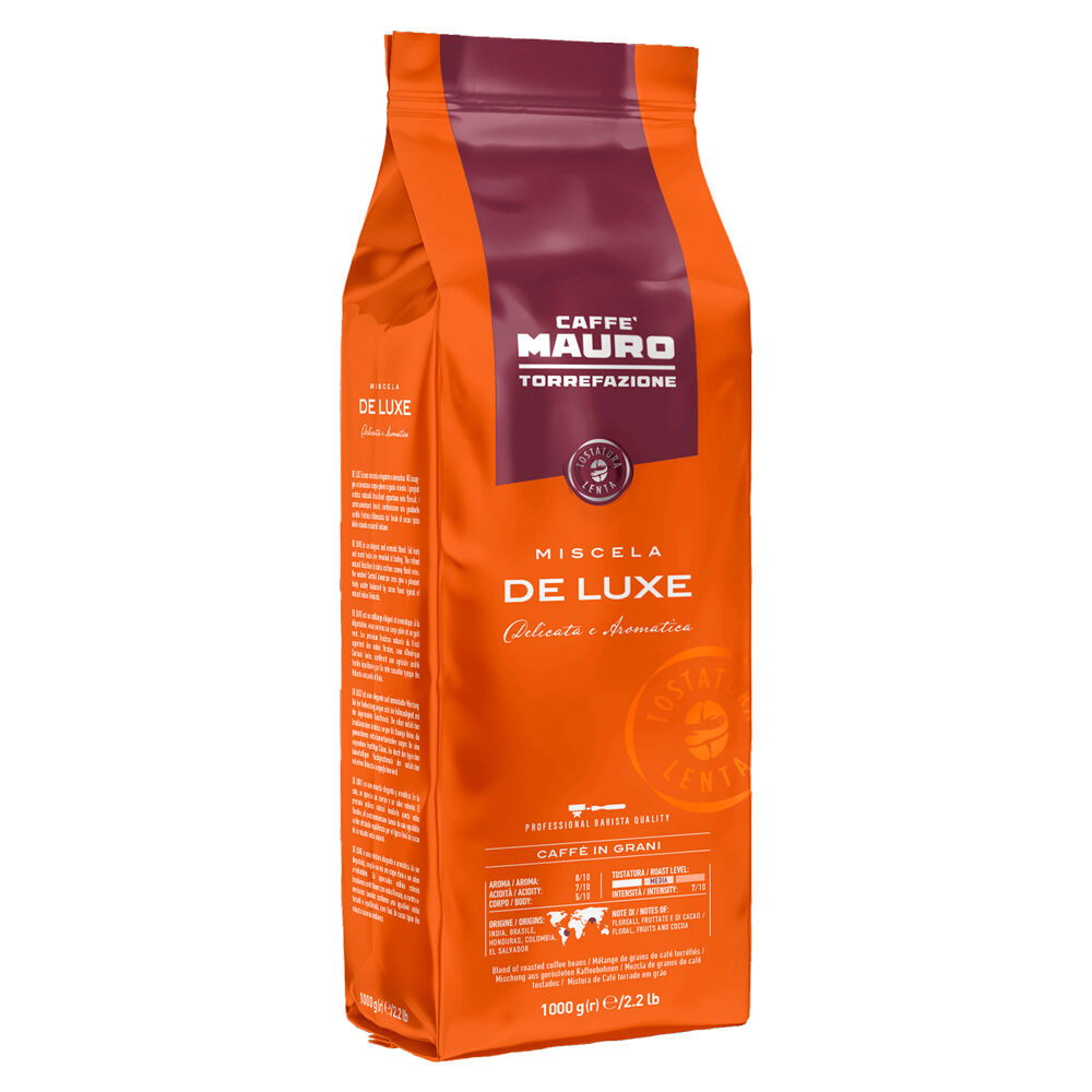 Caffè Mauro De Luxe - koffiebonen - 6 x 1 kilo