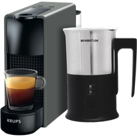 Krups Nespresso Essenza Mini XN110B Grijs + Melkopschuimer