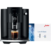 JURA E4 Piano Black (EA) + Basis onderhoudspakket