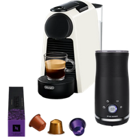 De'Longhi Nespresso Essenza Mini EN85.W + Pierre melkopschuimer