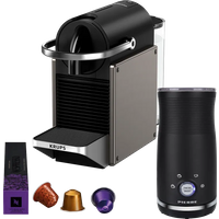 Krups Nespresso Pixie XN306T + Pierre Melkopschuimer