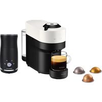 Krups Nespresso Vertuo Pop XN9201 Coconut White + Pierre Melkopschuimer