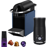 De'Longhi Nespresso Pixie EN127.BL + Pierre Melkopschuimer