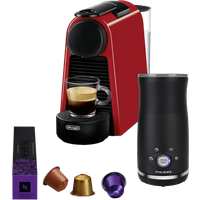 De'Longhi Nespresso Essenza Mini EN85.R + Pierre Melkopschuimer