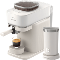 Philips Baristina BAR308/00 Wit + Melkopschuimer