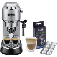 De'Longhi EC685.M Dedica Zilver + Reinigingstabletten