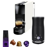 Krups Nespresso Essenza Mini XN1101 Wit + Pierre Melkopschuimer